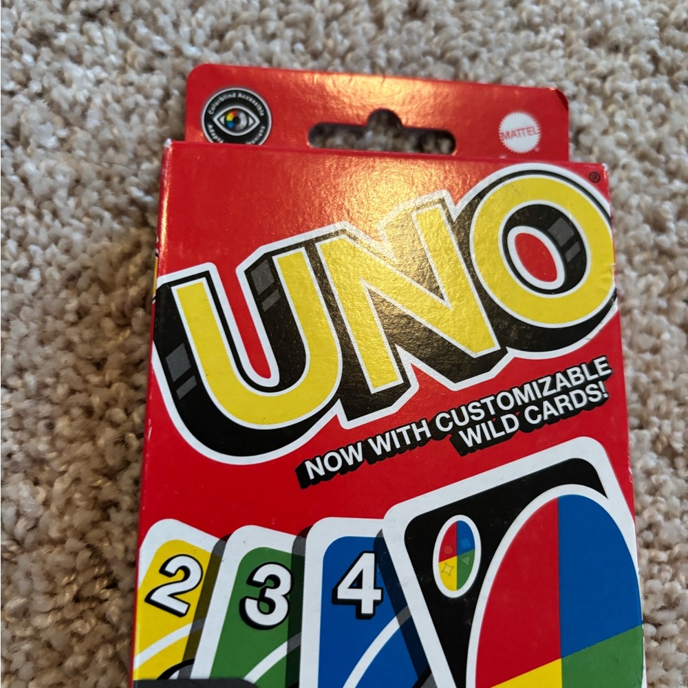 UNO Card Game with Customizable Wild Cards